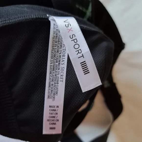 Victoria's Secret Sport zipper front racer back 36DD bra - Picture 4 of 5